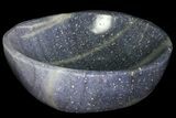 Polished Lazurite Bowl - Madagascar #117981-2